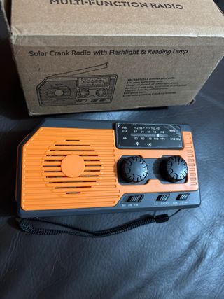 Radio Solar Emergencia 5000mAh Linterna