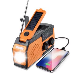 Radio Solar Emergencia 5000mAh Linterna