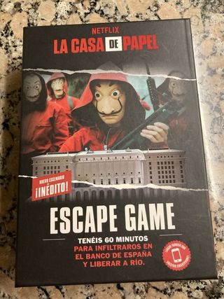 Juego Escape Game La Casa de Papel