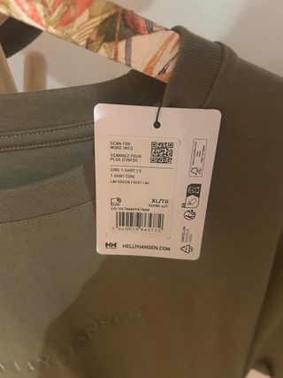 Camiseta Helly Hansen Verde Talla L