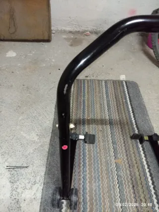 Caballete moto universal negro