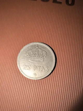 25 pts 1975 Juan Carlos Rey de España