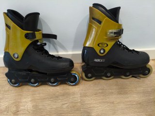 Patines en línea Roces Negro/Dorado