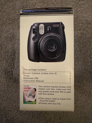 Cámara Fujifilm Instax Mini 8 Negra