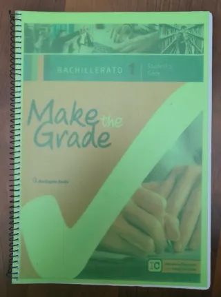 Libro Make the grade 1, de 1°Bach