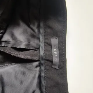 Pantalón Esprit Negro Pata Ancha