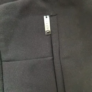 Pantalón Esprit Negro Pata Ancha