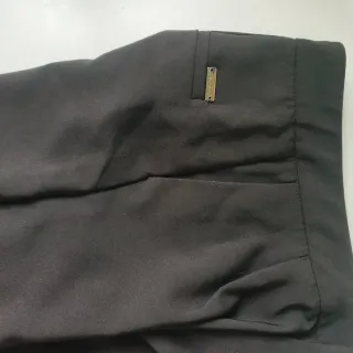 Pantalón Esprit Negro Pata Ancha