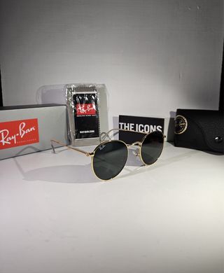 Occhiali Ray Ban Round Metal Oro Nero