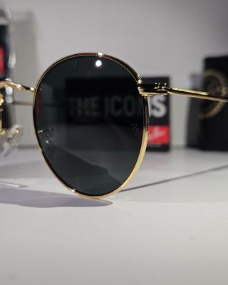 Occhiali Ray Ban Round Metal Oro Nero