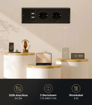 Escritorio Elevable Eléctrico 120x54