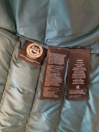 Abrigo plumífero Marmot Talla M