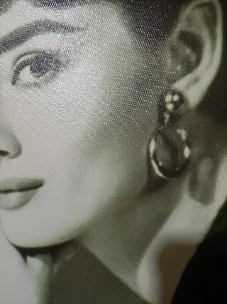 2 Cuadros Audrey Hepburn 20x25cm NUEVOS