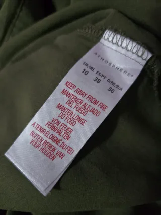 Camisa Atmosphere verde militar mujer.2 EUROS