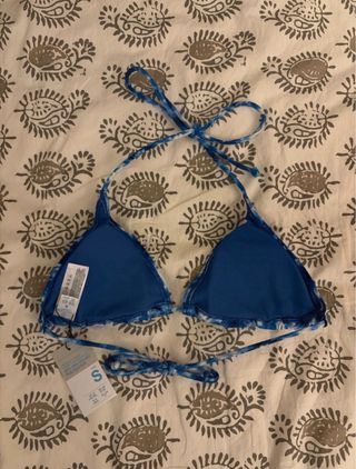 Bikini Tie-Dye Azul y Blanco Talla S