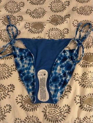 Bikini Tie-Dye Azul y Blanco Talla S