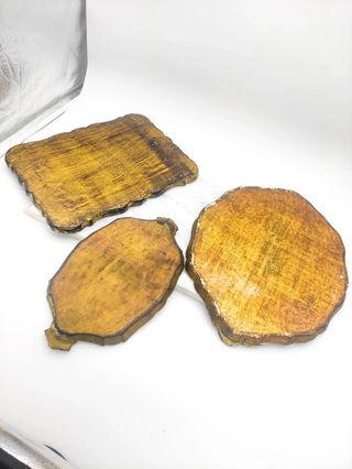 Lote 3 Bandejas Florentinas Italia Madera