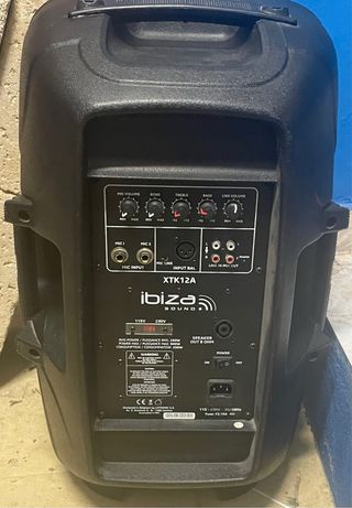 Altavoz Ibiza Sound Negro grande