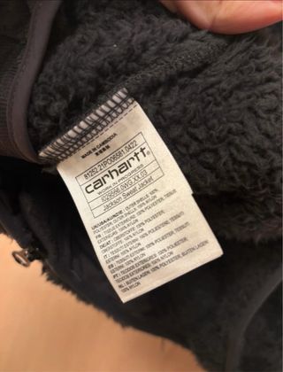 Chaqueta sherpa Carhartt gris