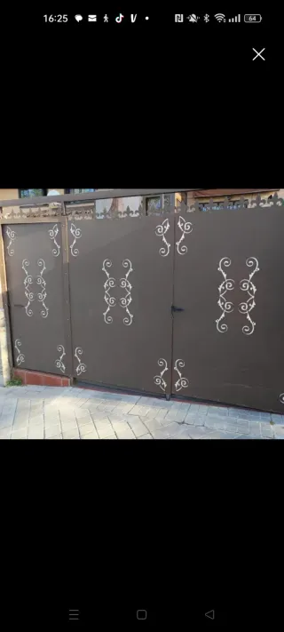 Puerta peatonal y de entrada