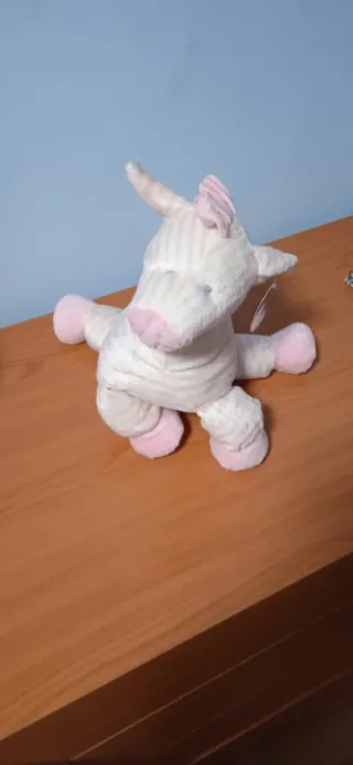 Peluche Pony Rosa Rayas