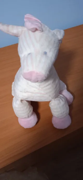 Peluche Pony Rosa Rayas