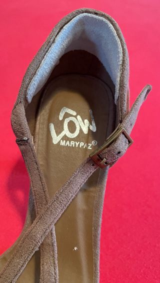 Zapatos Marypaz Talla 36.5 Piel y Ante