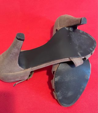 Zapatos Marypaz Talla 36.5 Piel y Ante