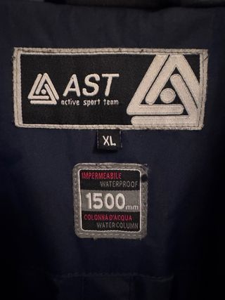 Completo sci uomo AST blu