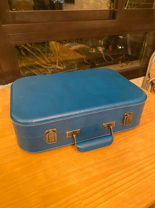 Tocadiscos Portátil Crosley Azul y Beige