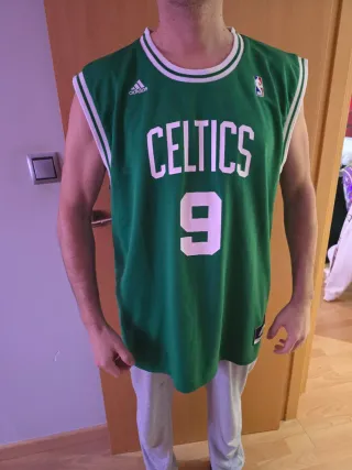Camiseta Adidas Celtics #9 Verde talla Xl