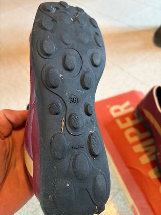 Scarpe donna Camper rosse e beige