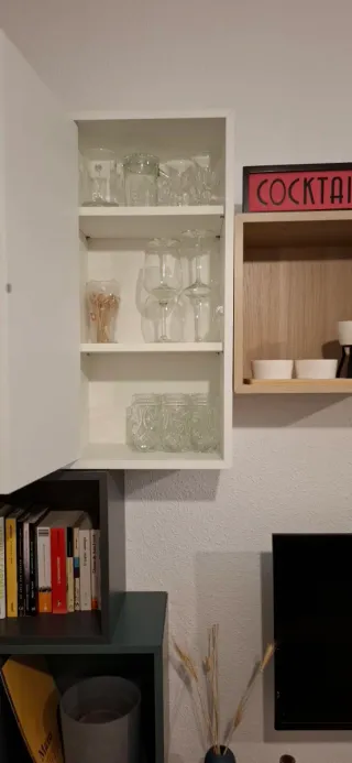 Conjunto de 7 cajas de madera Eket de Ikea
