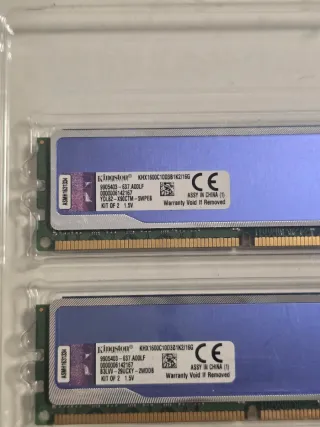 Memoria RAM DDR3 16GB HyperX Blu (2x8GB)