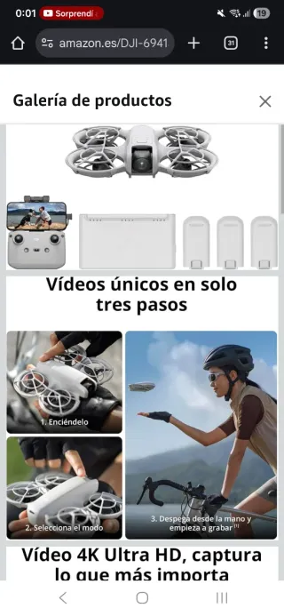 Drone DJI Mini SE Blanco