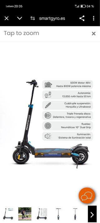 Patinete Eléctrico SmartGyro Rockway