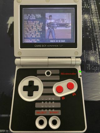 Nintendo Game Boy Advance SP Plata