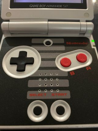 Nintendo Game Boy Advance SP Plata