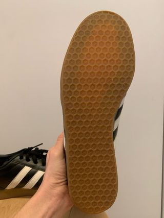 Bambas Zapatillas Adidas Gazelle  de Cuero Negras