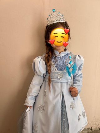 Abito Frozen sartoriale bimba 4 anni