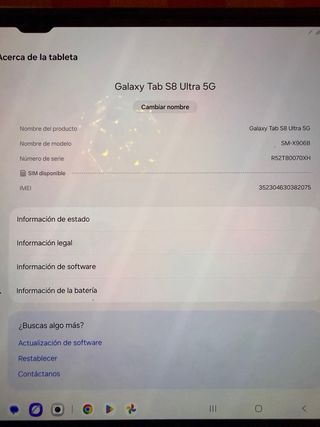 Samsung Galaxy Tab S8 Ultra 5G 512GB