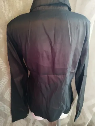 Camisa cruzada marrón tornasol 40/42