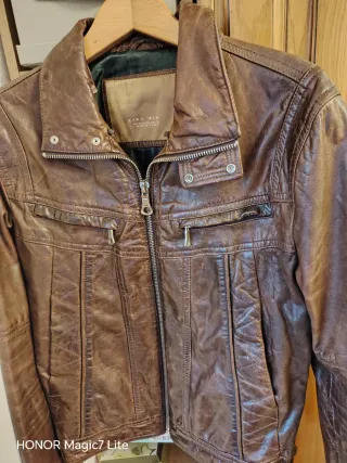 Chaqueta Zara Hombre Marrón