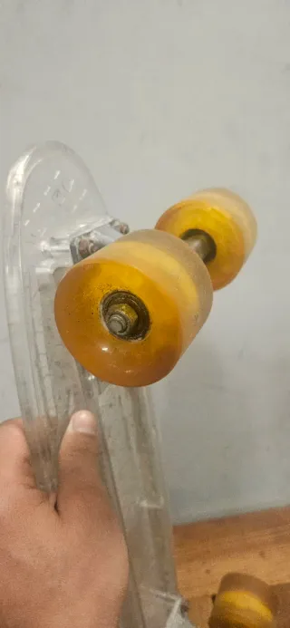 Monopatín Skate vintage con ruedas LED