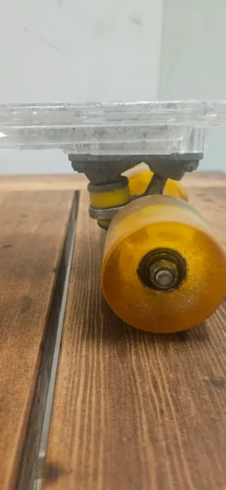 Monopatín Skate vintage con ruedas LED