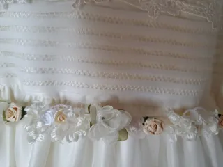 Vestido de Comunión beige 12 años