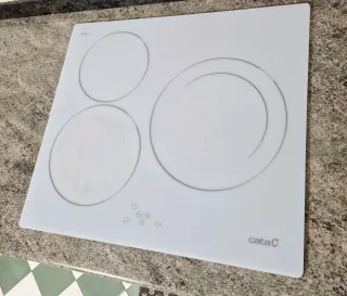 Placa Inducción Cata Blanca