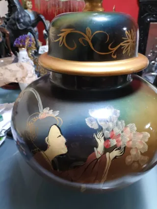 Gran jarrón chino .. vintage