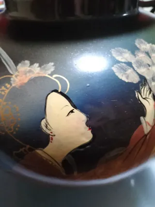 Gran jarrón chino .. vintage