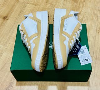 Lacoste T-Clip Talla 37.5 Blancas y Marrones